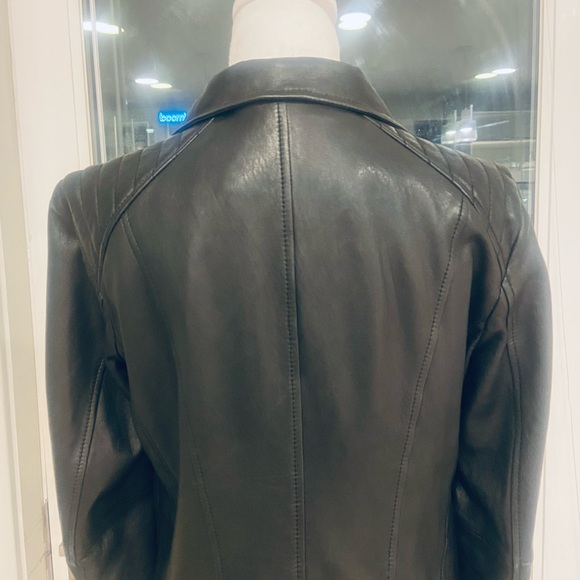 Marc New York Black Leather Jacket New Never Worn with Tags - Picture 5 of 9